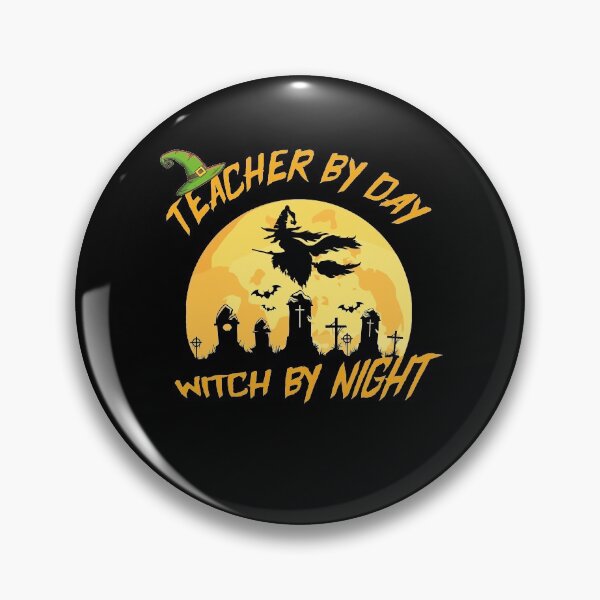 Item preview, Teacher By Day Witch By Night Funny - TinyPurpleland designed and sold by tinypurpleland.