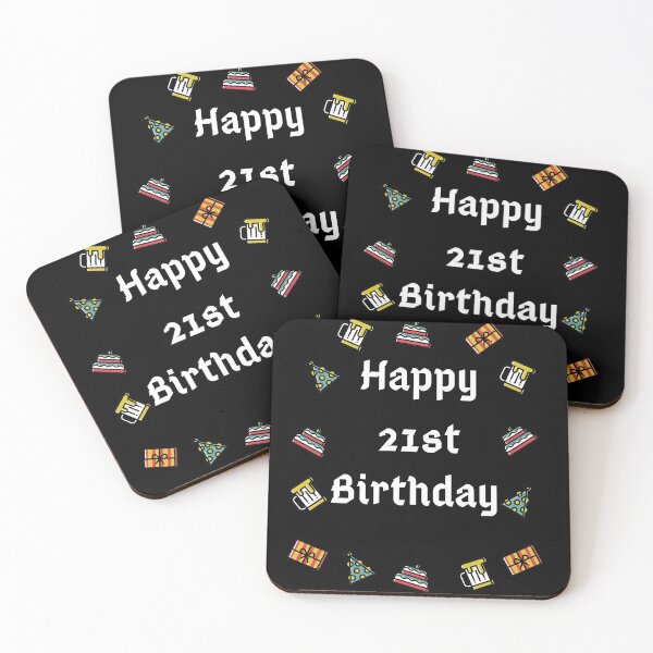 Item preview, Happy 21st birthday, birthday boy or girl designed and sold by fra02.