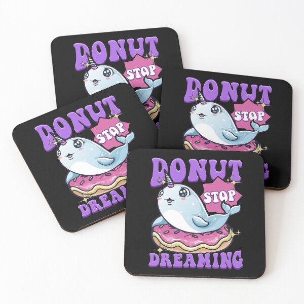 Item preview, Cute Donut Stop Dreaming Kawaii Narwhal designed and sold by christianadams.