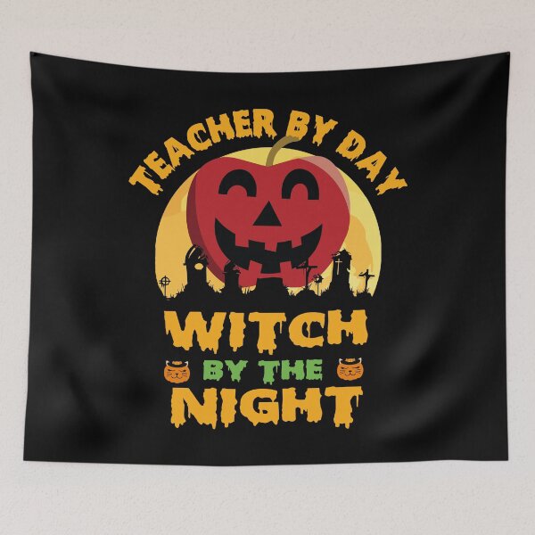 Item preview, Teacher By Day Witch By Night Horror -Tinypurpleland designed and sold by tinypurpleland.