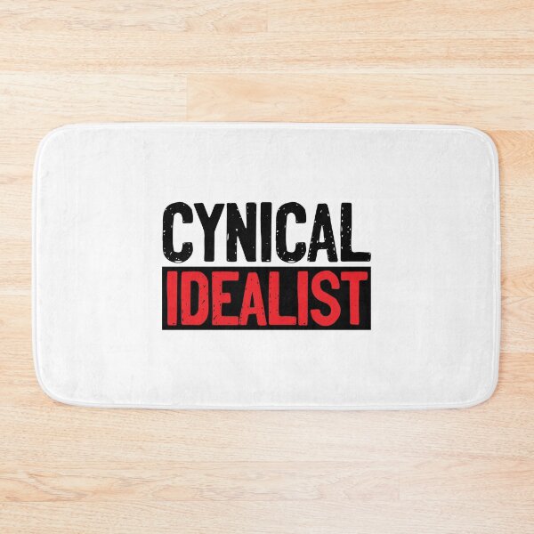 Item preview, Cynical Idealist Red Black Box Text designed and sold by Sour Soul.