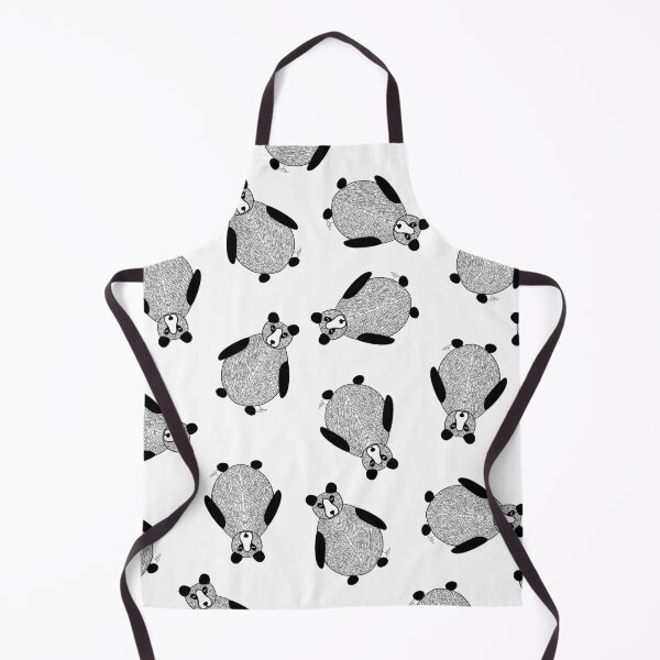Item preview, Tubby Bear Pattern B&W designed and sold by htimagery.