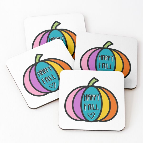Item preview, Happy fall rainbow pumpkin designed and sold by KRJ Design.
