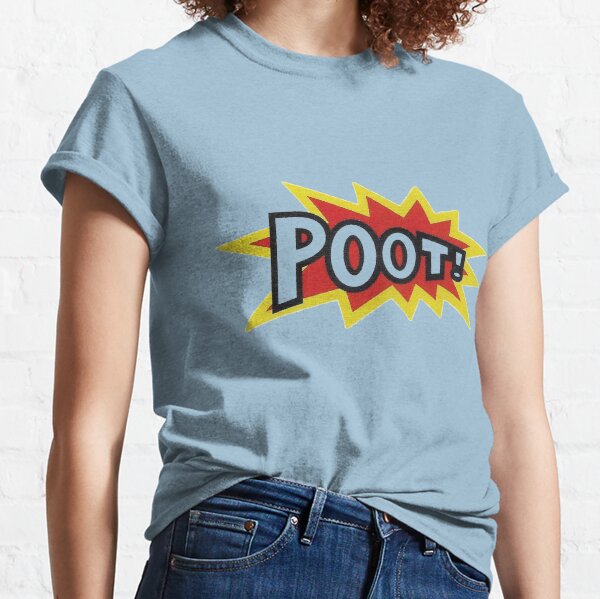 POOT, retro skateboard t shirt design.