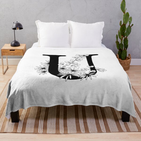 Item preview, U Botanical Monogram designed and sold by artjojo.