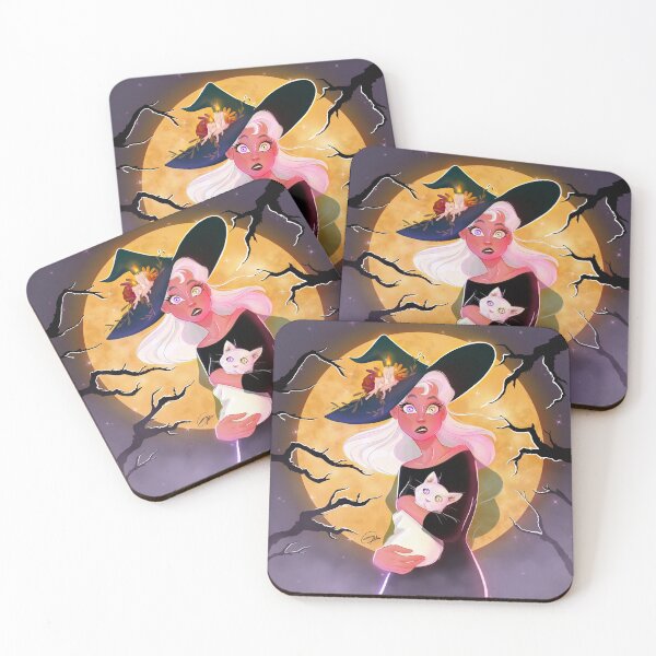 Item preview, The Witch & The Cat designed and sold by IllustraGabs.