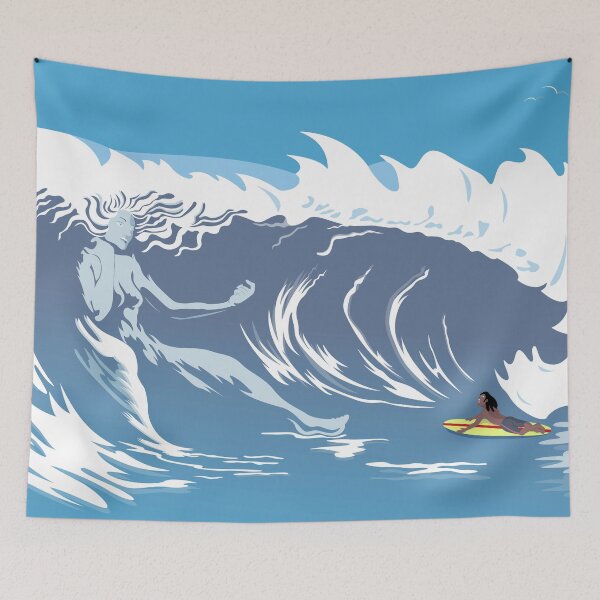 Item preview, Waves are calling - Surflady designed and sold by MAS Graphic Design.