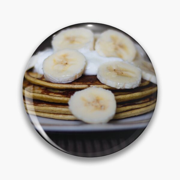 Item preview, Oatmeal pancakes with greek yogurt and banana designed and sold by Life-s-A-Hike.