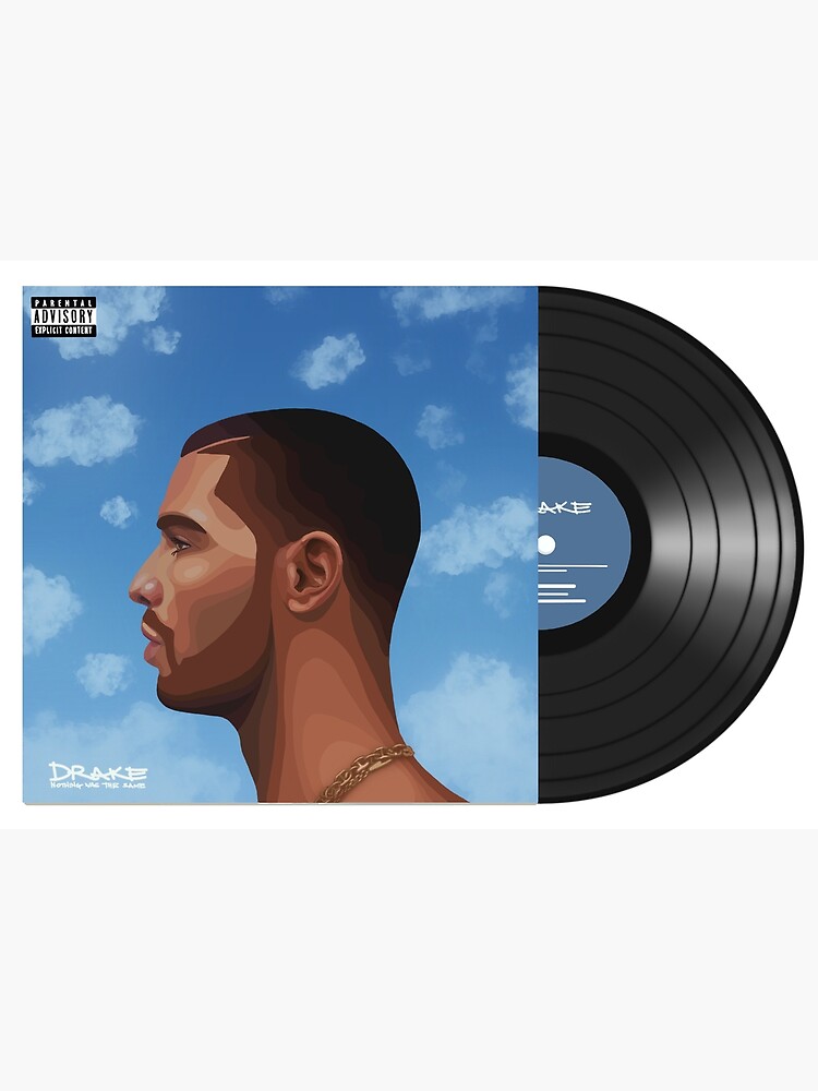 Drake Vinyl Record Album Cover Design Art Print for Sale by farfromvenus