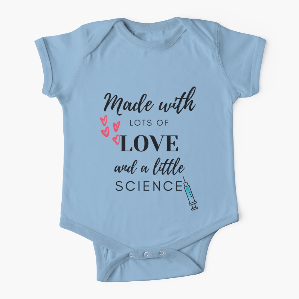 Made with lots of love and a little science Art Board Print for Sale by  LilyMila-Design