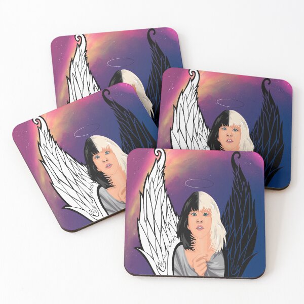 Item preview, Angel With Black and White Wings designed and sold by NataliaSoltan.