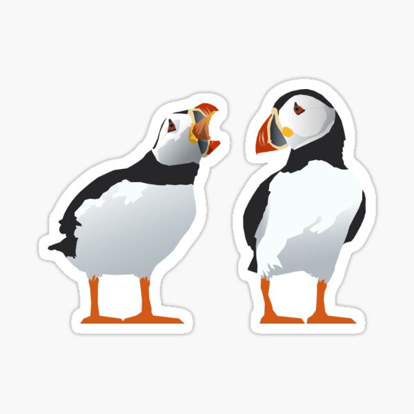 Shouty Puffin Sticker