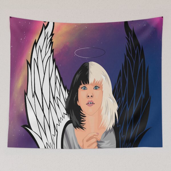 Item preview, Angel With Black and White Wings designed and sold by NataliaSoltan.