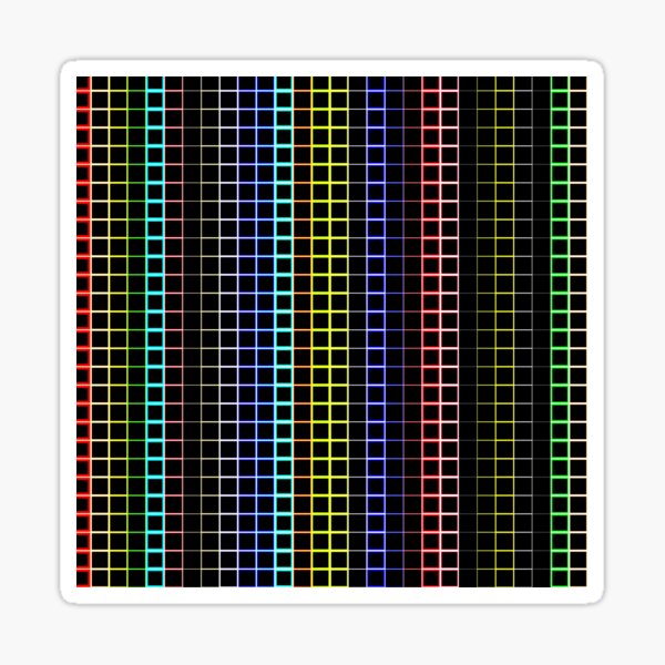 Rainbow squares Sticker