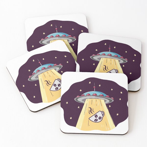Item preview, Alien Abducting Coffee, coffee lover designed and sold by Szak129.