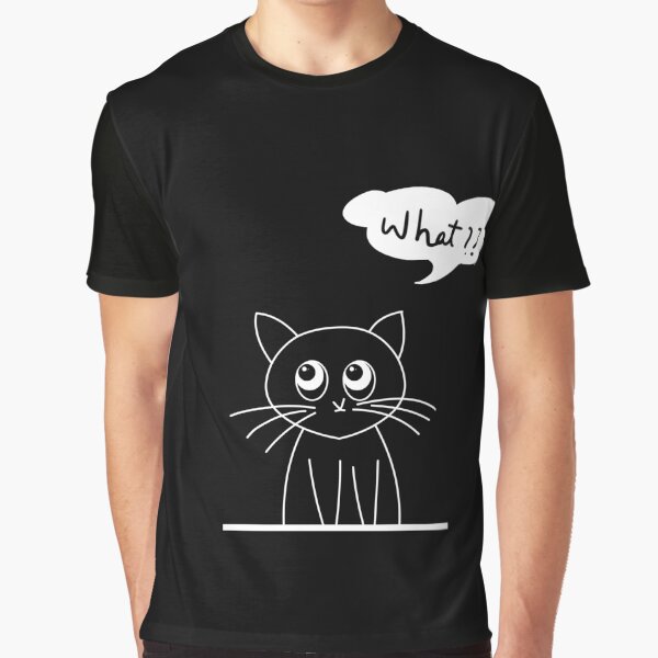 Item preview, Cat with What text designed and sold by Roy Store.