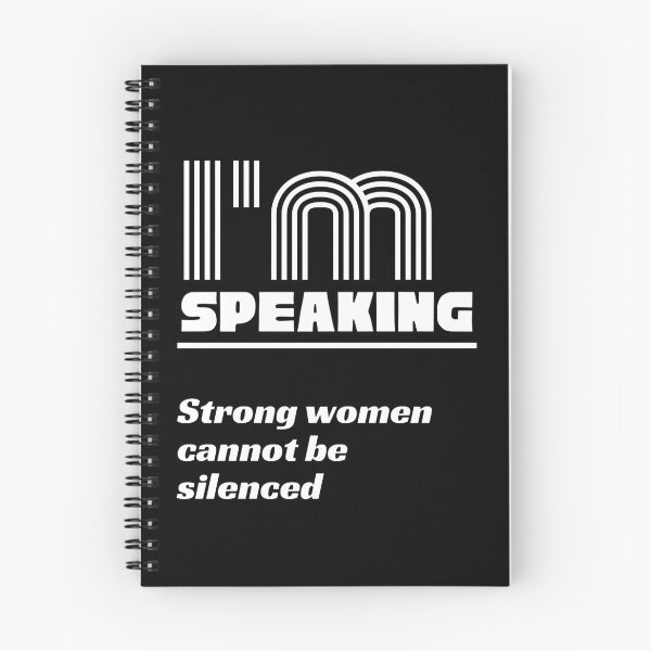 Item preview, I'm Speaking Feminist, Kamala Harris Quote, Strong Women designed and sold by WhimsicaliTee.