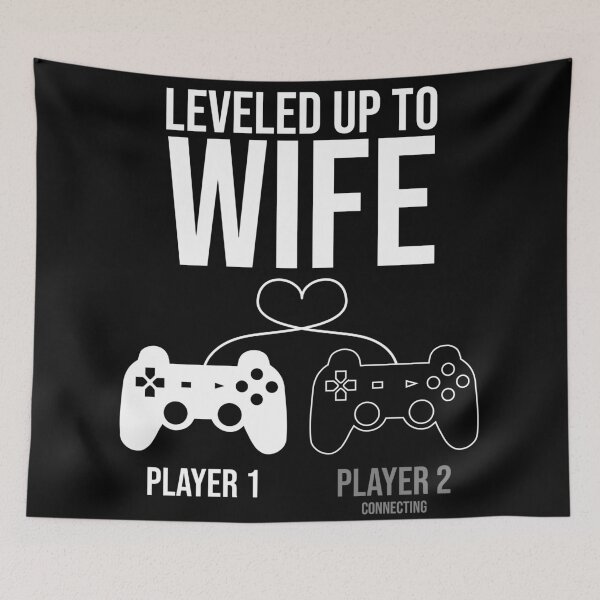 Item preview, Leveled Up To Wife designed and sold by Giacob.