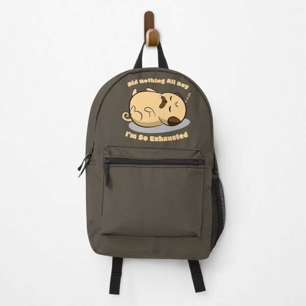 Item preview, Did Nothing All Day - Lazy Pug designed and sold by dogMematic.