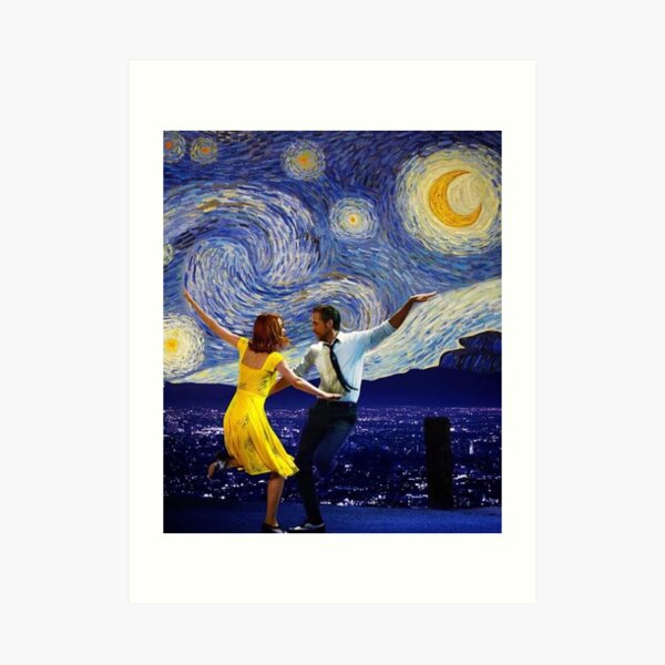 lide Giraf hypotese starry night and lalaland" Art Print for Sale by Tatotat | Redbubble