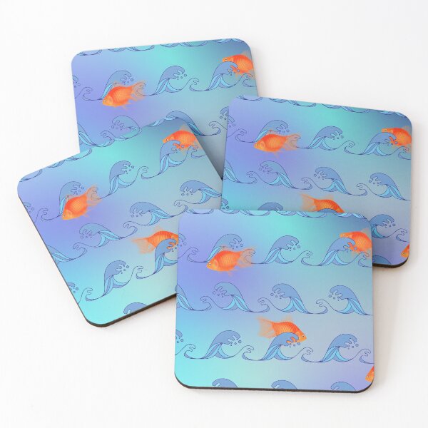 Item preview, Goldfish In The Waves designed and sold by KeeganCreations.