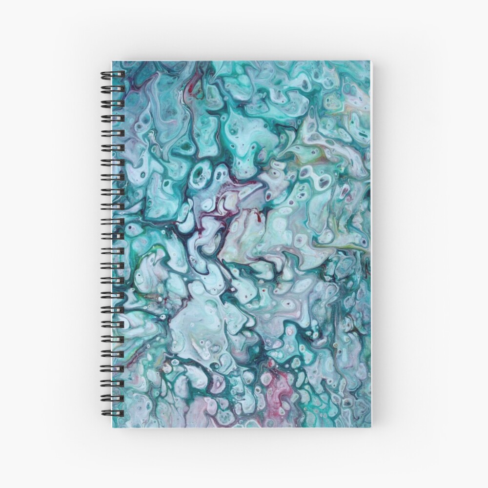 Aqua Waters Spiral Notebook