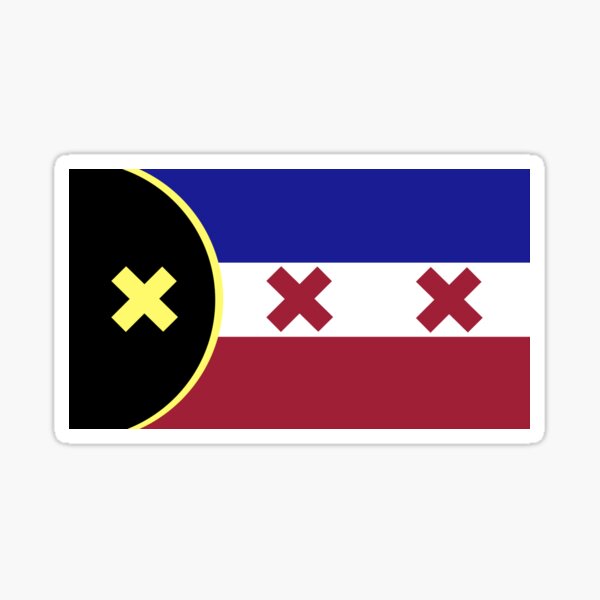 "lmanberg flag" Sticker by meg19sx | Redbubble