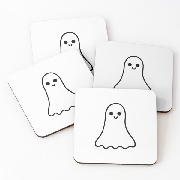 Item preview, cute classic ghost designed and sold by LunaStickerCo.