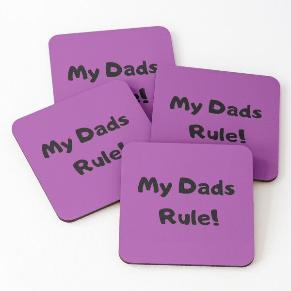 Item preview, My dads rule! (Purple) designed and sold by GreenJelli.