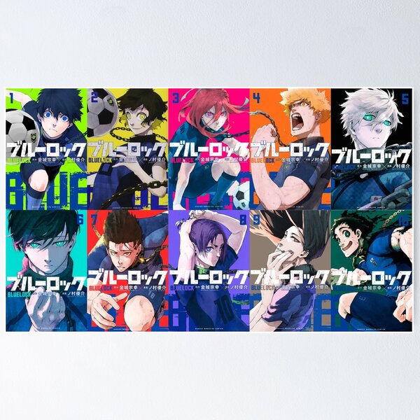 Anime Poster Blue Lock Tsurugi Zantetsu Isagi Yoichi Wall Scroll