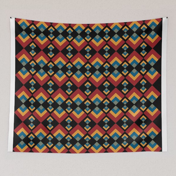 Item preview, abstract decorative cute colored illustration pattern designed and sold by ErhanArt.