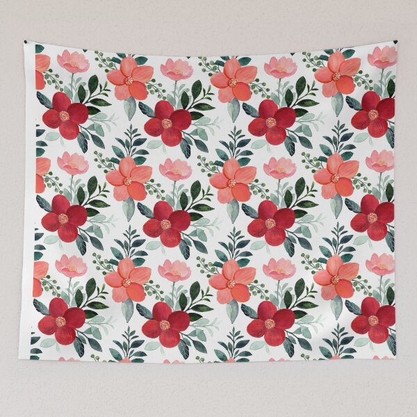 Item preview, Vintage watercolor flowers designed and sold by CreativeNewDesigns.