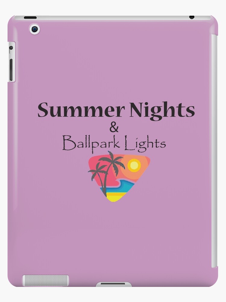 Download Summer Nights Ballpark Lights Baseball Svg Baseball Shirt Funny Baseball Svg File For Cricut And Silhouette Ipad Case Skin By Benjhod Redbubble