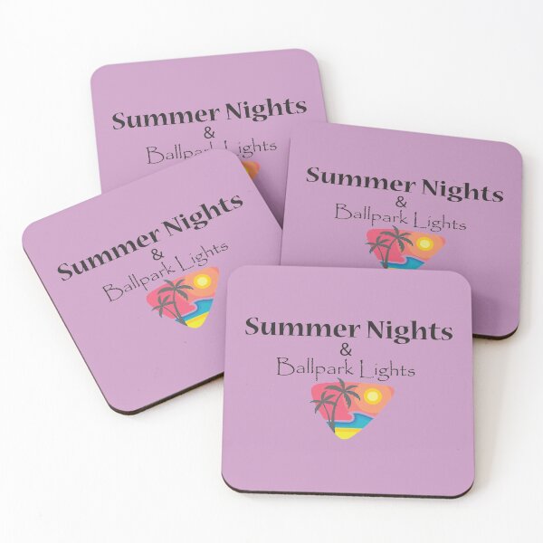 Item preview,  Summer Nights & Ballpark Lights , Baseball Svg, Baseball Shirt, Funny Baseball Svg File for Cricut and Silhouette designed and sold by benjhod.