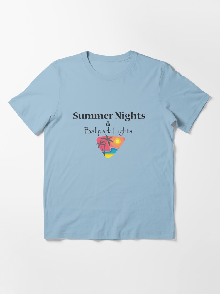 Download Summer Nights Ballpark Lights Baseball Svg Baseball Shirt Funny Baseball Svg File For Cricut And Silhouette T Shirt By Benjhod Redbubble