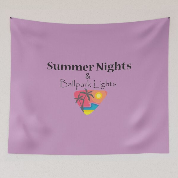 Item preview,  Summer Nights & Ballpark Lights , Baseball Svg, Baseball Shirt, Funny Baseball Svg File for Cricut and Silhouette designed and sold by benjhod.
