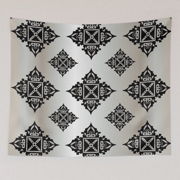 Item preview, abstract decorative cute black white illustration design designed and sold by ErhanArt.