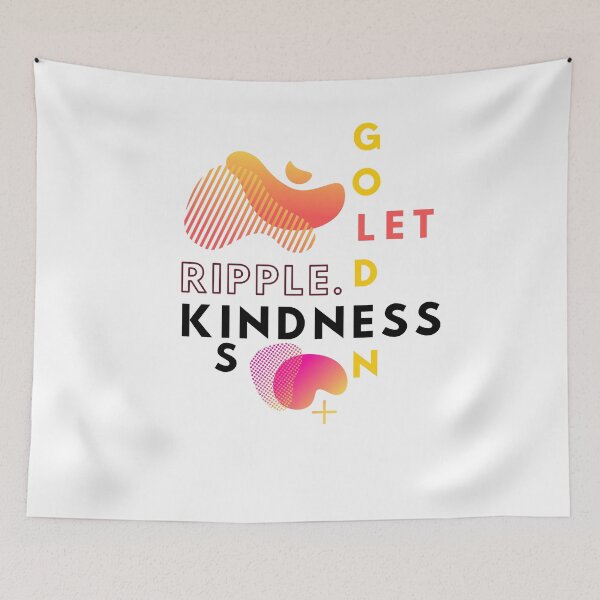 Item preview, KINDNESS IS GOLDEN,LET KINDNESS RIPPLE designed and sold by 3Akshithaa.