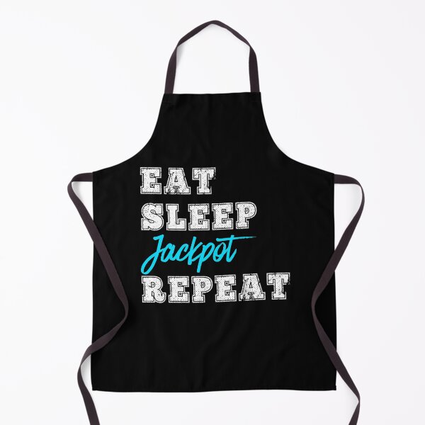 Item preview, Eat Sleep Jackpot Repeat Funny Slots Gambling Gambler Casino Gift designed and sold by carlhunt99.