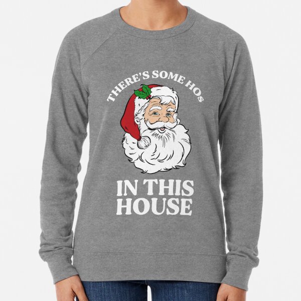 Funny Novelty Sweatshirt Jumper Top I Believe Santa 