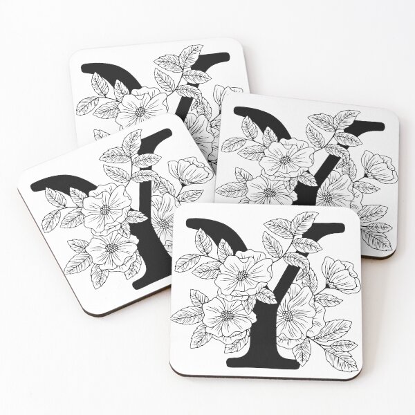 Item preview, Y Botanical Monogram designed and sold by artjojo.