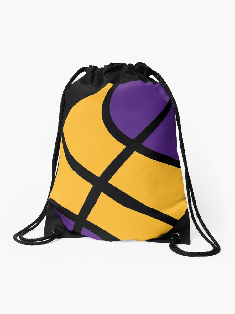 Lakers drawstring outlet bag