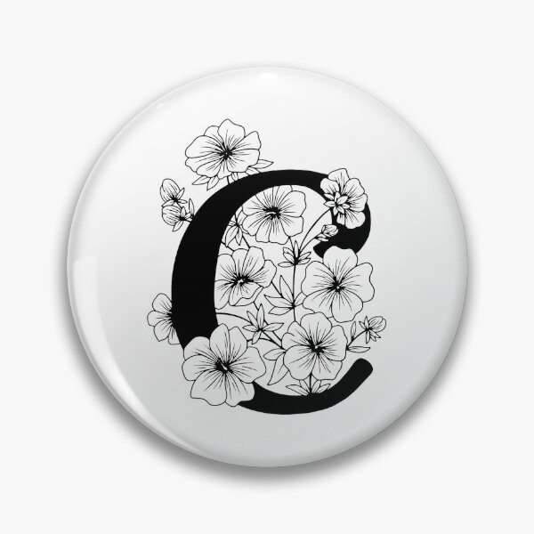 Item preview, C Botanical Monogram designed and sold by artjojo.