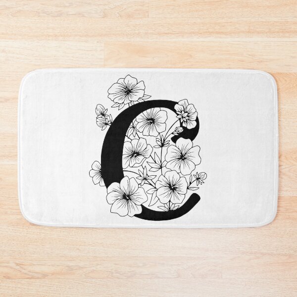 Item preview, C Botanical Monogram designed and sold by artjojo.