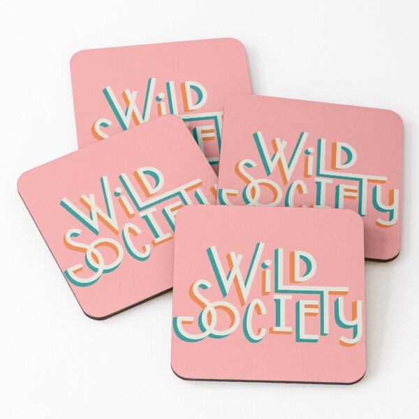 Item preview, Wild Society - Pink Square designed and sold by WildSocietyPod.