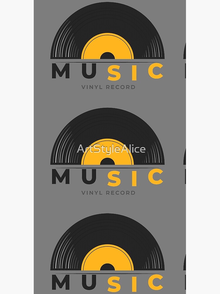 Music vinyl record by ArtStyleAlice