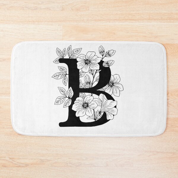 Item preview, B Botanical Monogram designed and sold by artjojo.