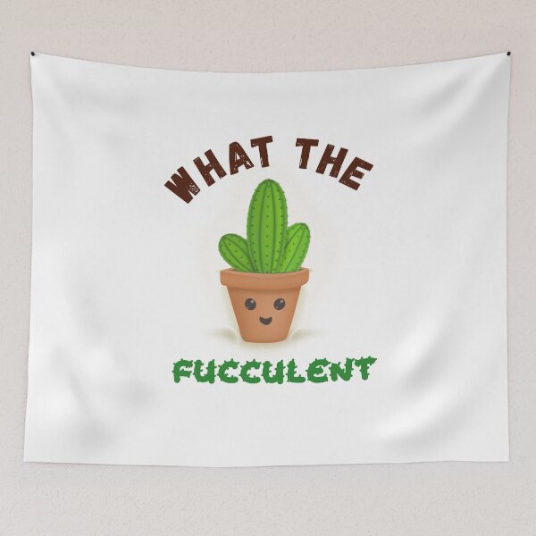 Item preview, What the fucculent  designed and sold by Designhub14.