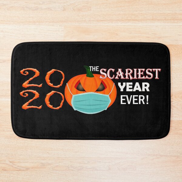 Item preview, 2020, The Scariest Year Ever, Pumpkin with Mask Funny Halloween designed and sold by Poloy.