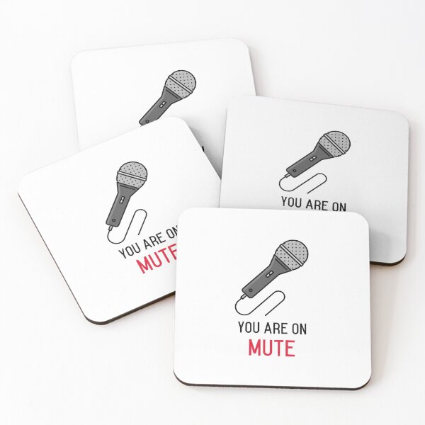 Item preview, You Are On Mute Sticker designed and sold by PerivoliTees.